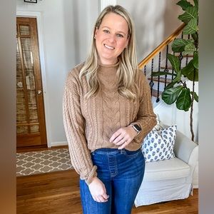 JCrew Factory Rollneck™ cable sweater